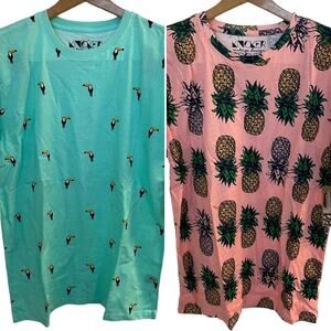 NWT Knicker Bocker Men’s Short Sleeve T-Shirt Bundle 2 Shirts “Vintage Design” M